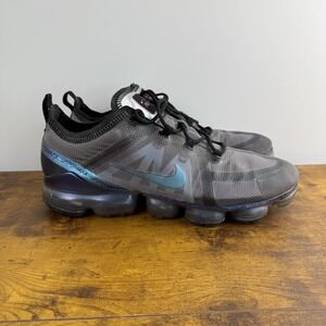 Nike Air VaporMax 2019 Shoes Mens Size 12 Gray Teal Running Athletic Sneakers